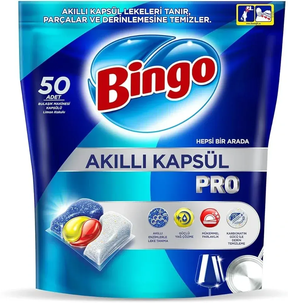 Bingo Bulaşık Kapsülü 50'li Pro