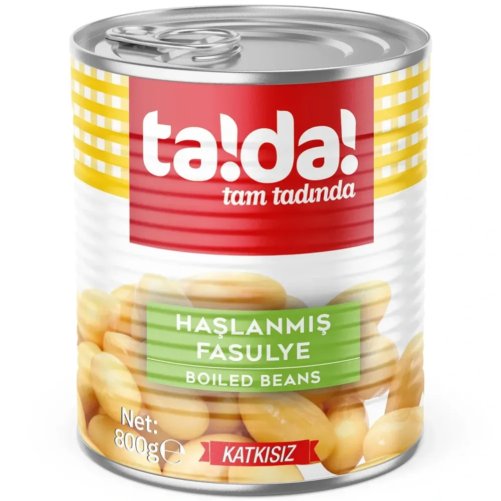 Tada Haşlanmış Fasulye 800 gr