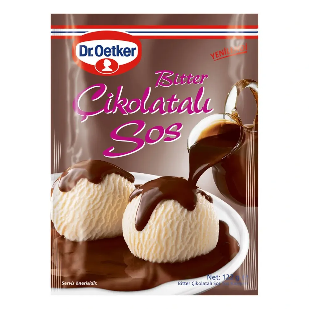 Dr. Oetker Bitter Çikolatalı Sos 122 gr