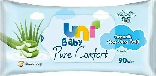 Ünibaby Islak Mendil Pure Comfort 90'lı