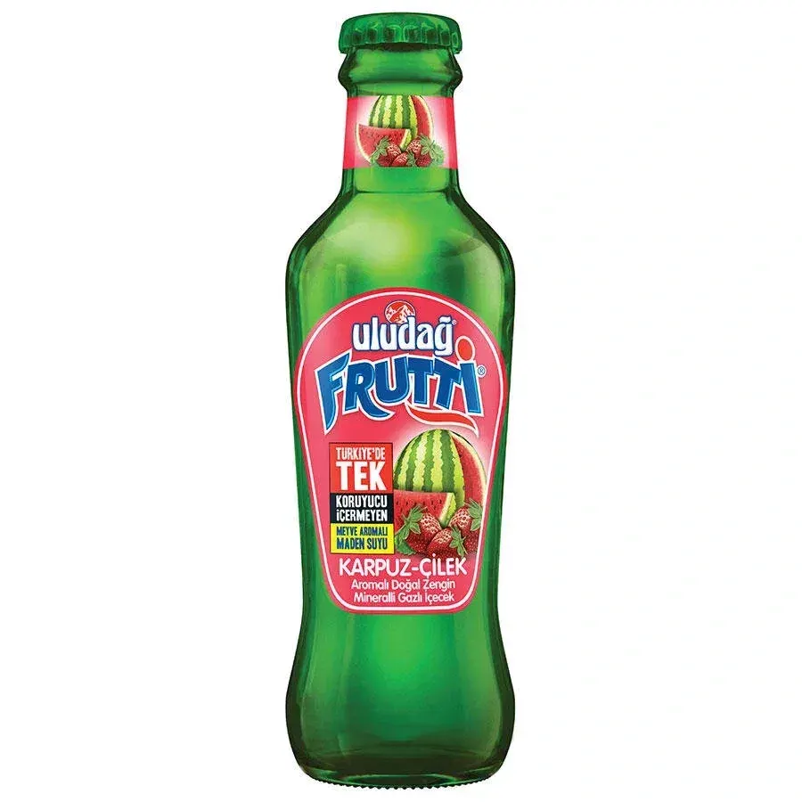 Uludağ Frutti Karpuz-çilek 200 ml Cam Şişe