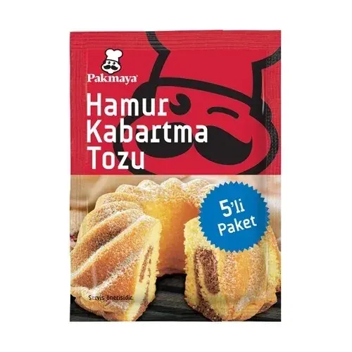 Pakmaya 5'li Hamur Kabartma Tozu