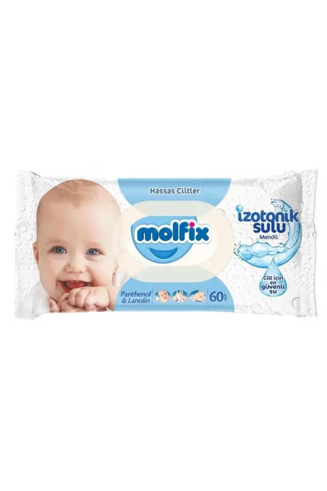 Molfix İzotonik Sulu Islak Mendil 60 adet