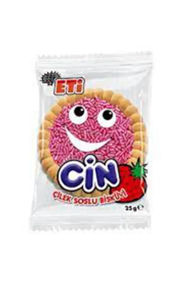 Eti Cin Çilek Joleli Bisküvi 25 gr