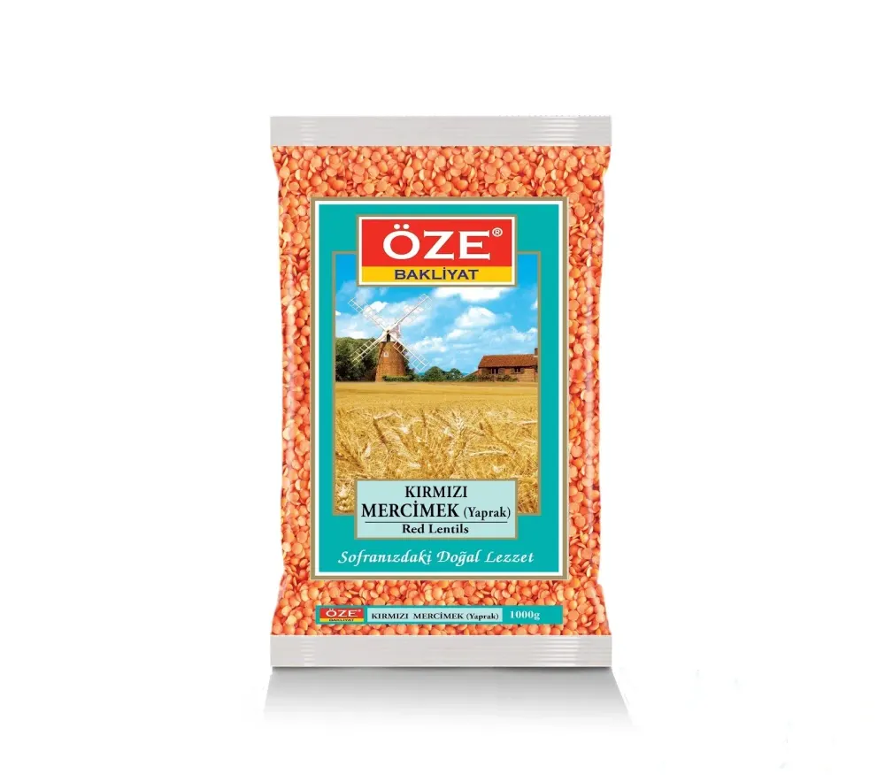 Öze Kırmızı Mercimek Yaprak 1000 gr